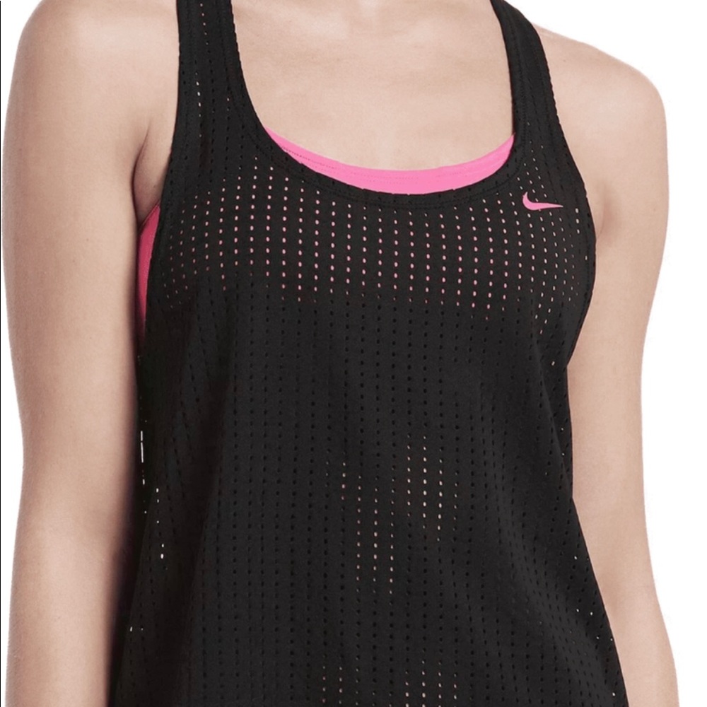Nike mesh swim top